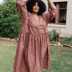 Tradlands Augusta Dress - Plum